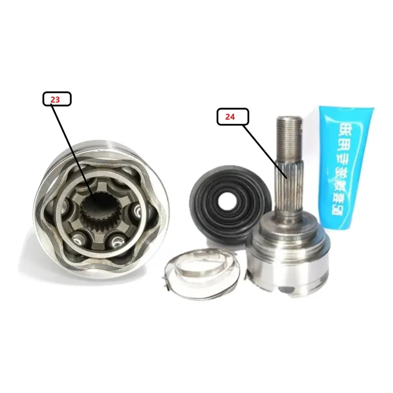 Homocinetica Geely Ck 23x24 Lado Rueda (par)
